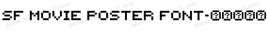 SF Movie Poster Font字体转换
